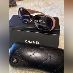 CHANNEL CC CAMELLIA SUNGLASSES